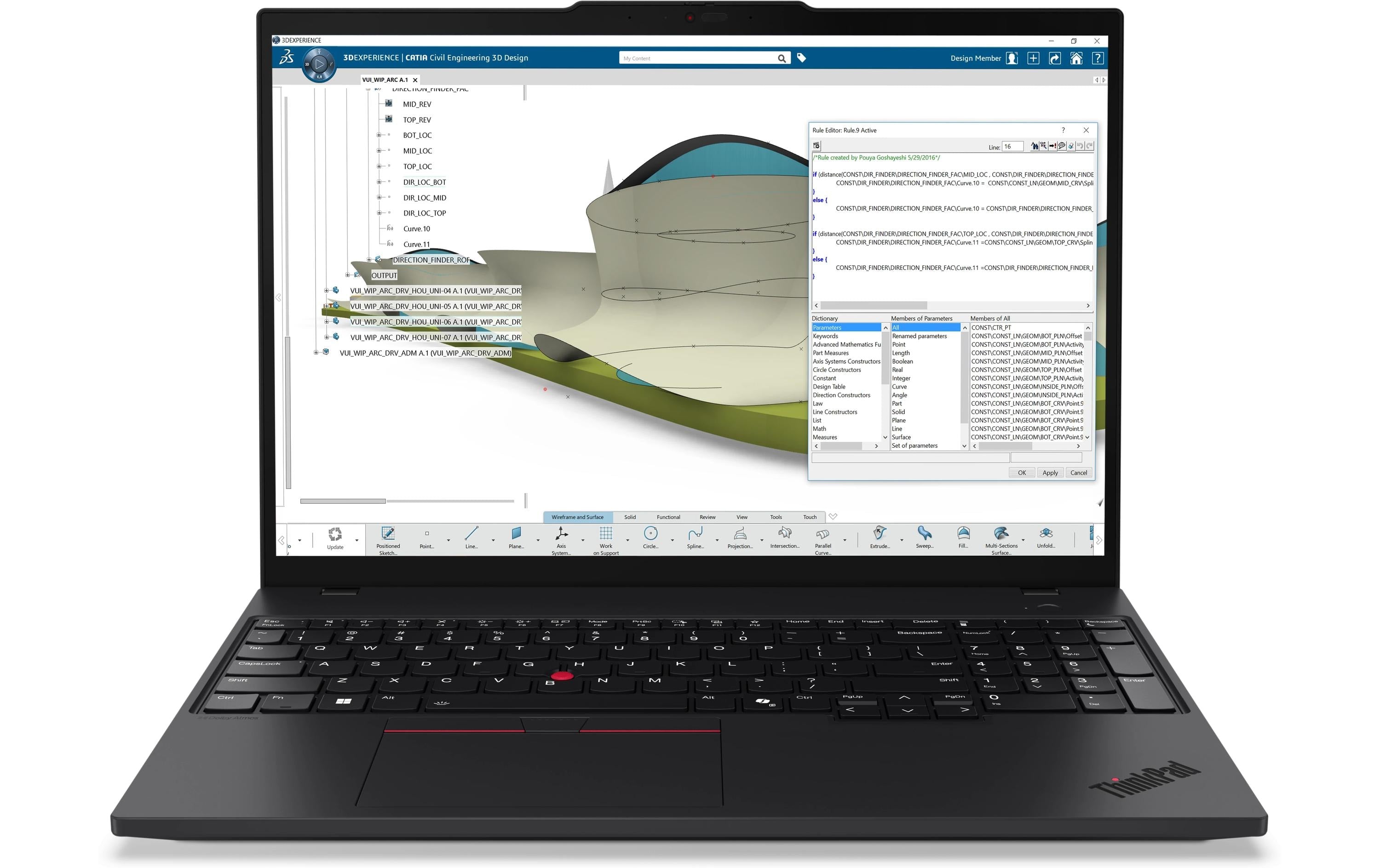 Lenovo ThinkPad P16s G4, AI 9 HX 370, W11-P