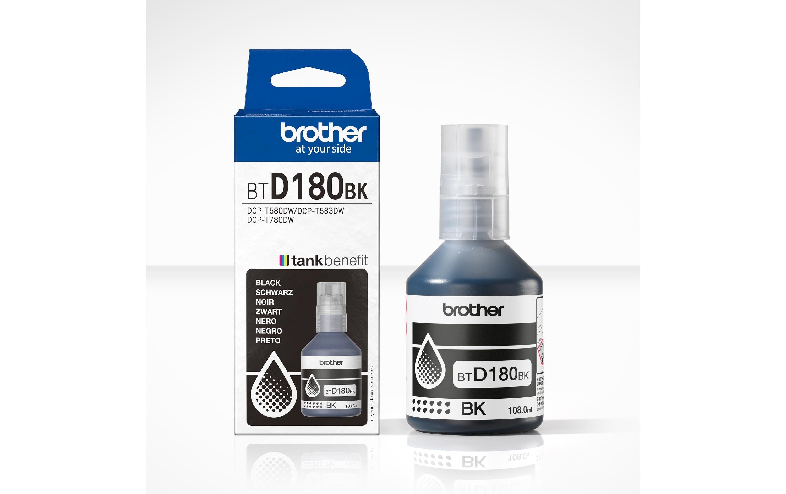 Tinte Brother BTD180BK, black