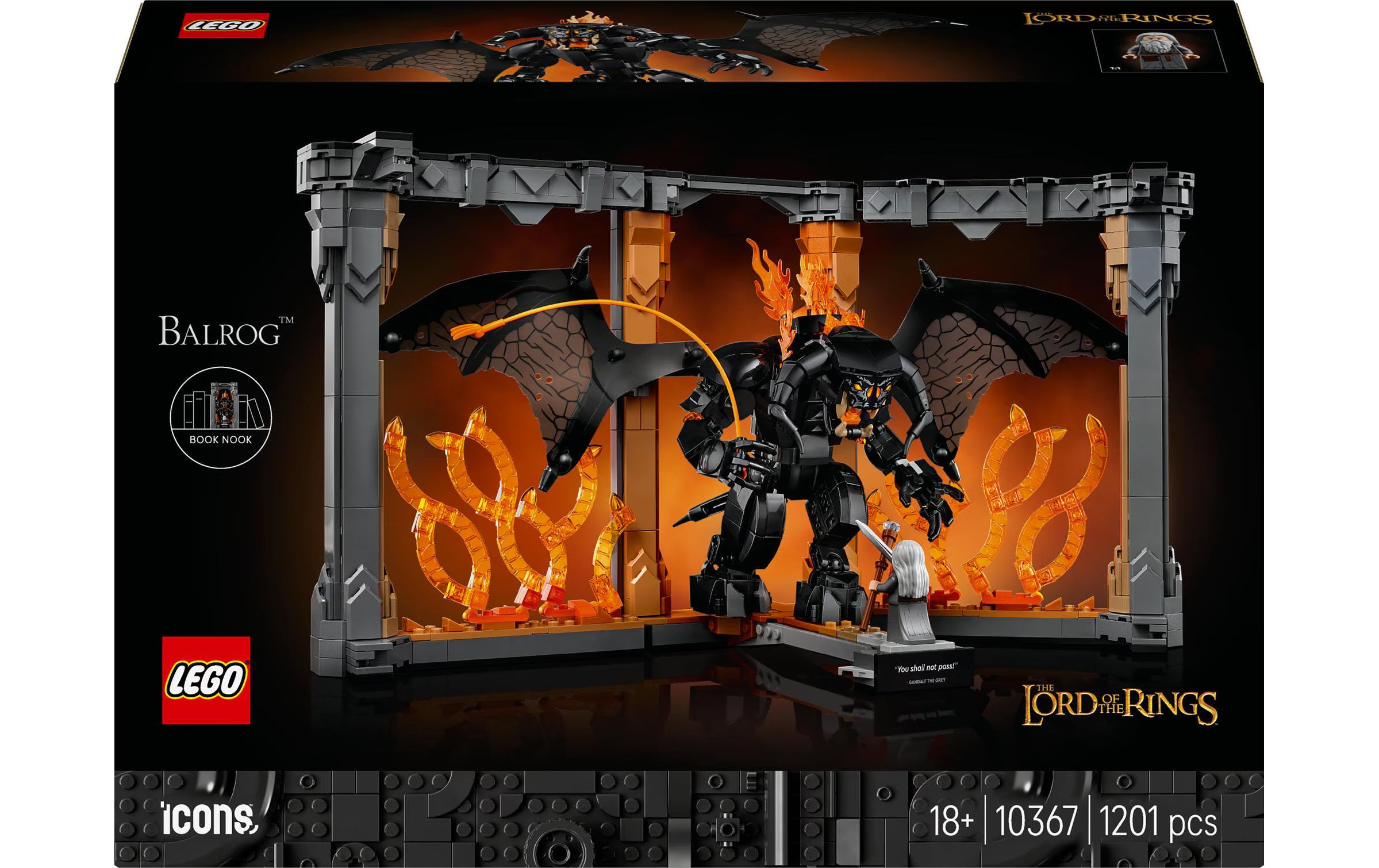 LEGO 10367 Balrog Bücherstütze