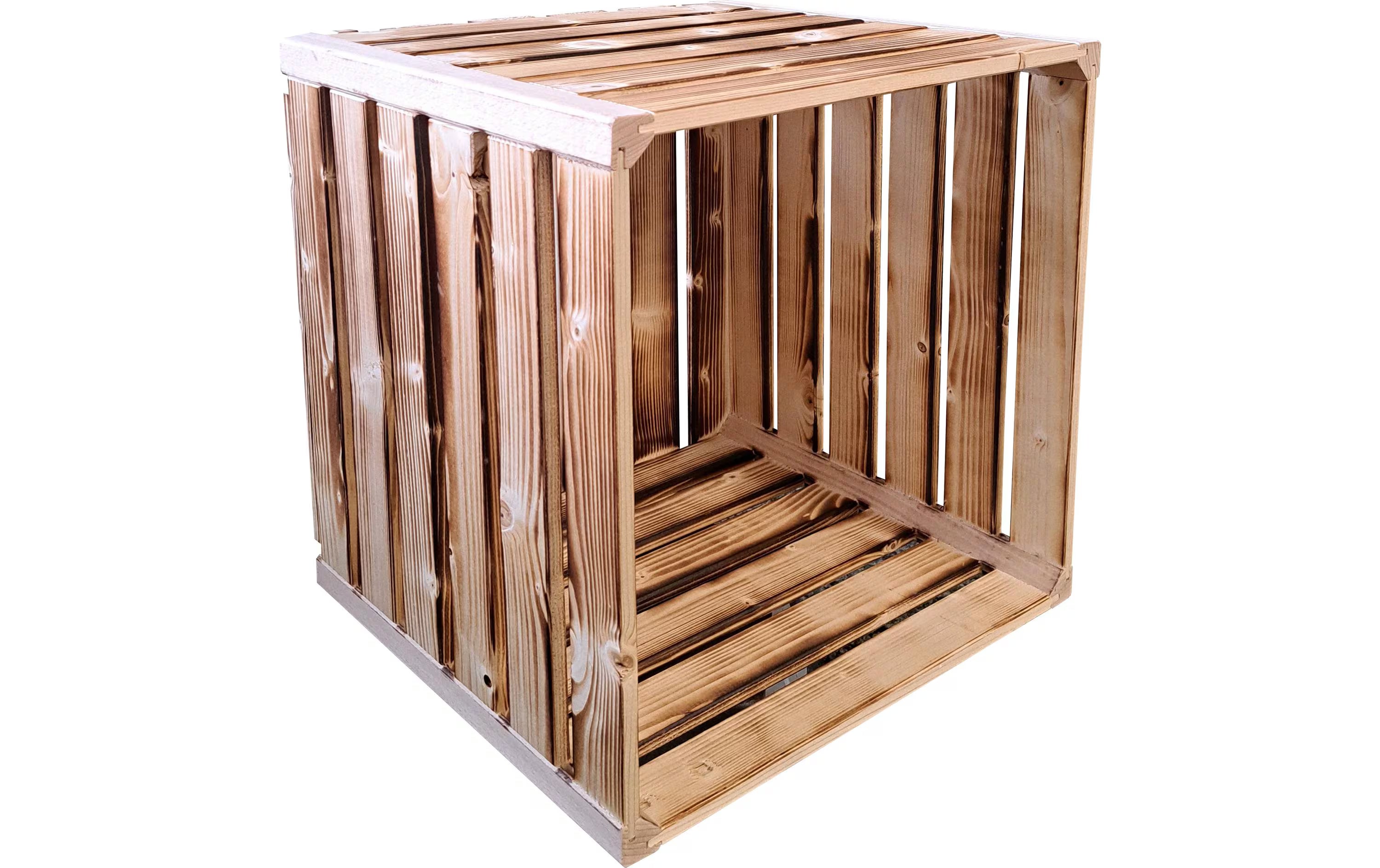 Holz Zollhaus Holzharasse geflammt