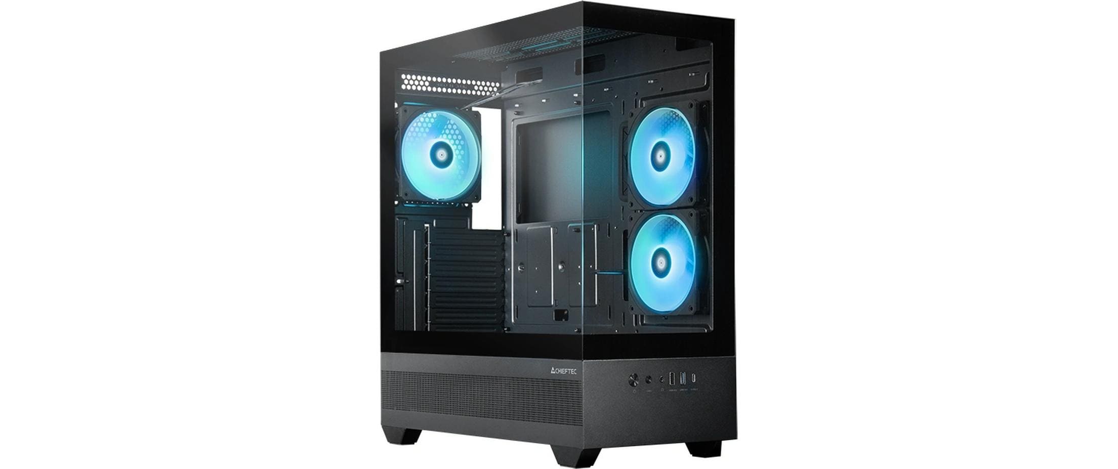 Chieftec mATX Gehäuse GT-01B-OP, black