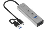 i-tec Charging Metal HUB 2x USBC+2x USBA