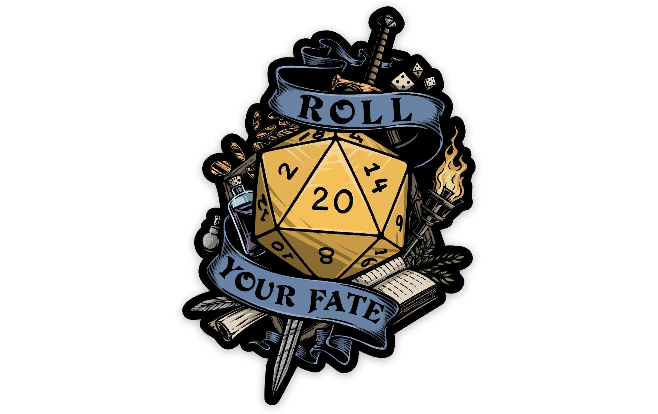 Roll Your Fate 2 Sticker