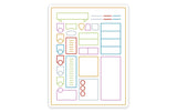 Minimal Character Sheet Sticker