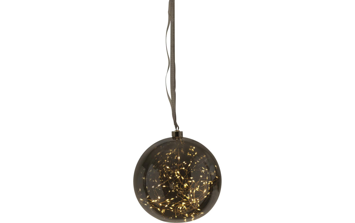 Star Trading LED Kugel Glow 20cm Anthrazit