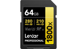 Lexar Professional SDXC 1800x UHS-II 64GB