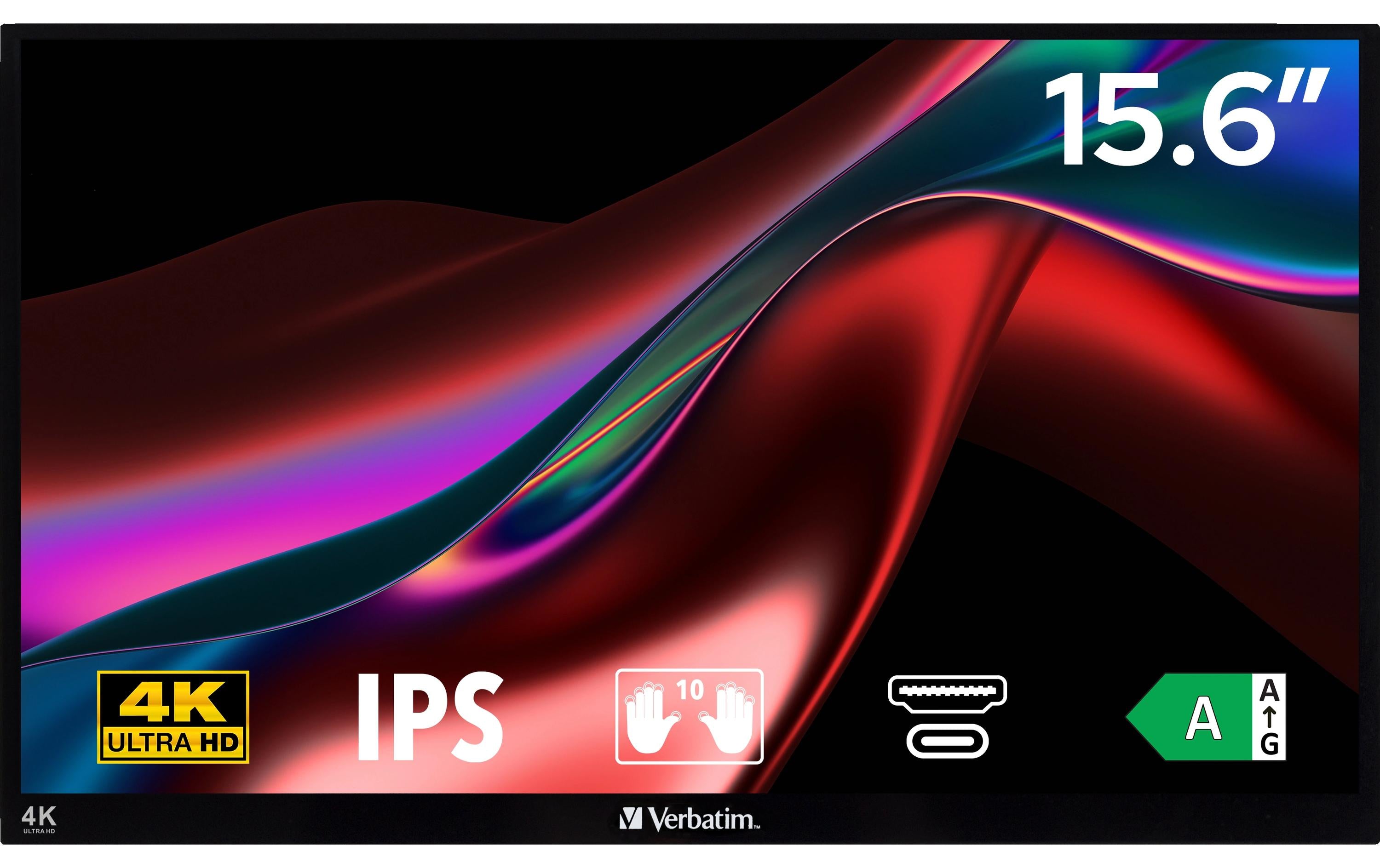 Verbatim Portable Touchscreen Monitor 15.6