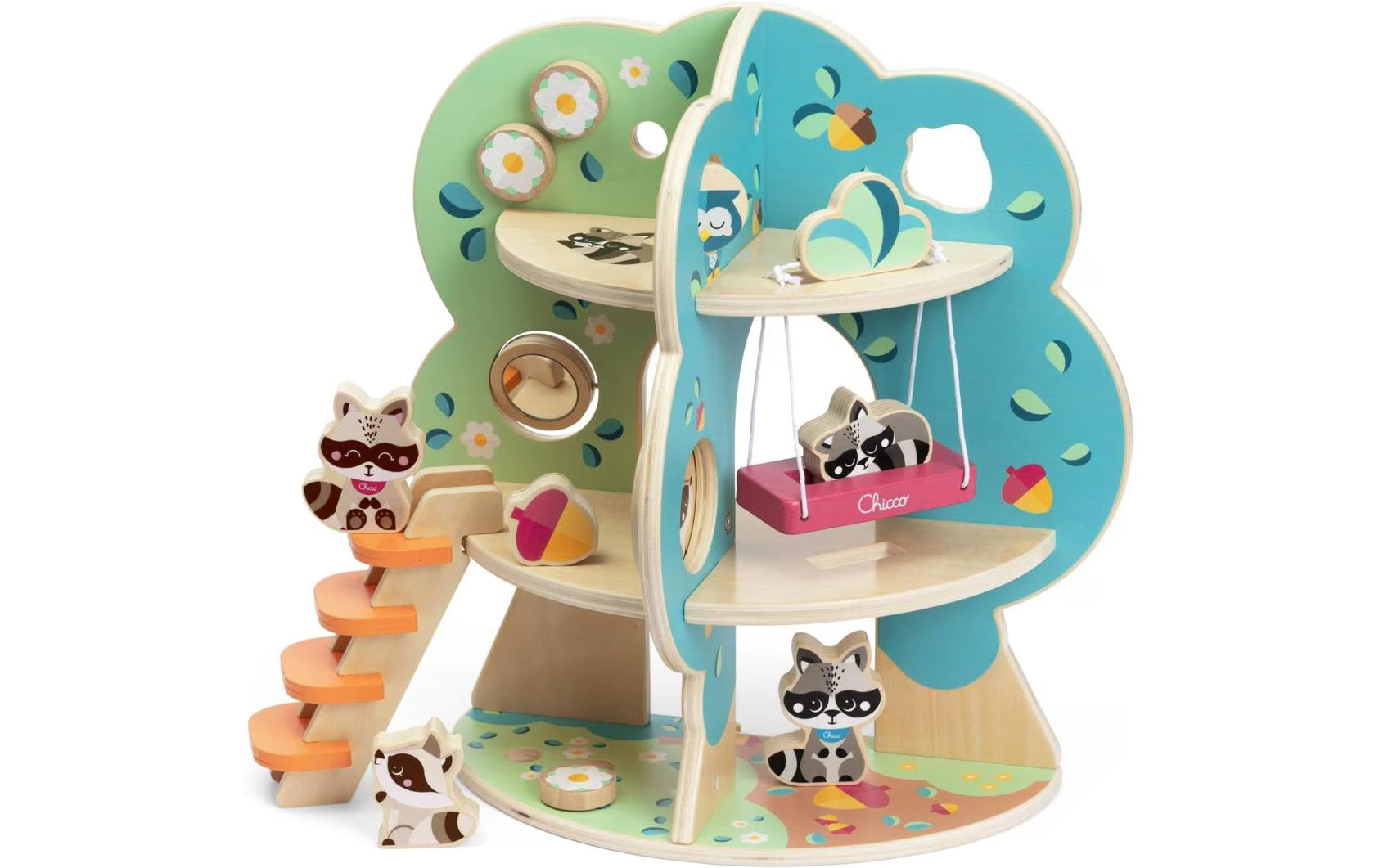 Chicco My Wood Friends Der Waschbär Baum