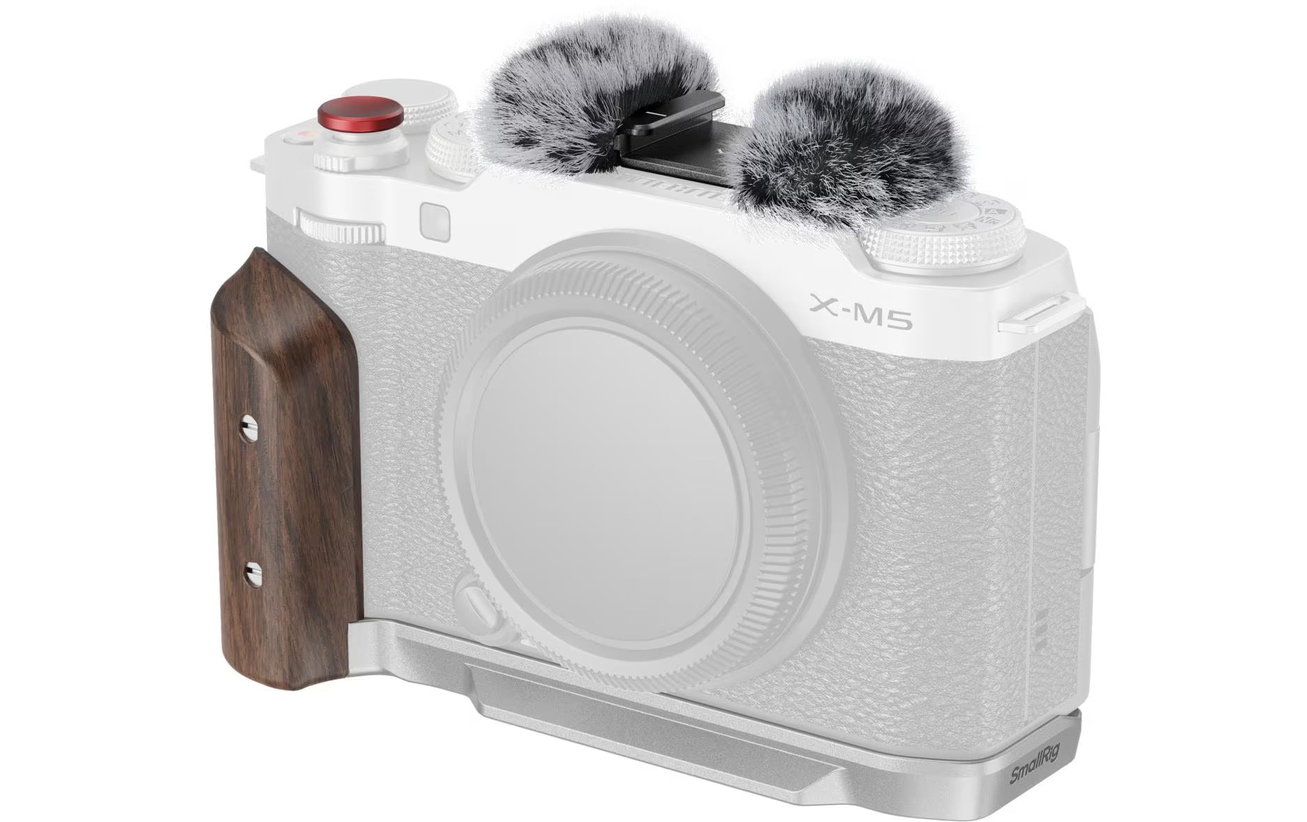 SmallRig L-Shape Plate with Wooden Handle