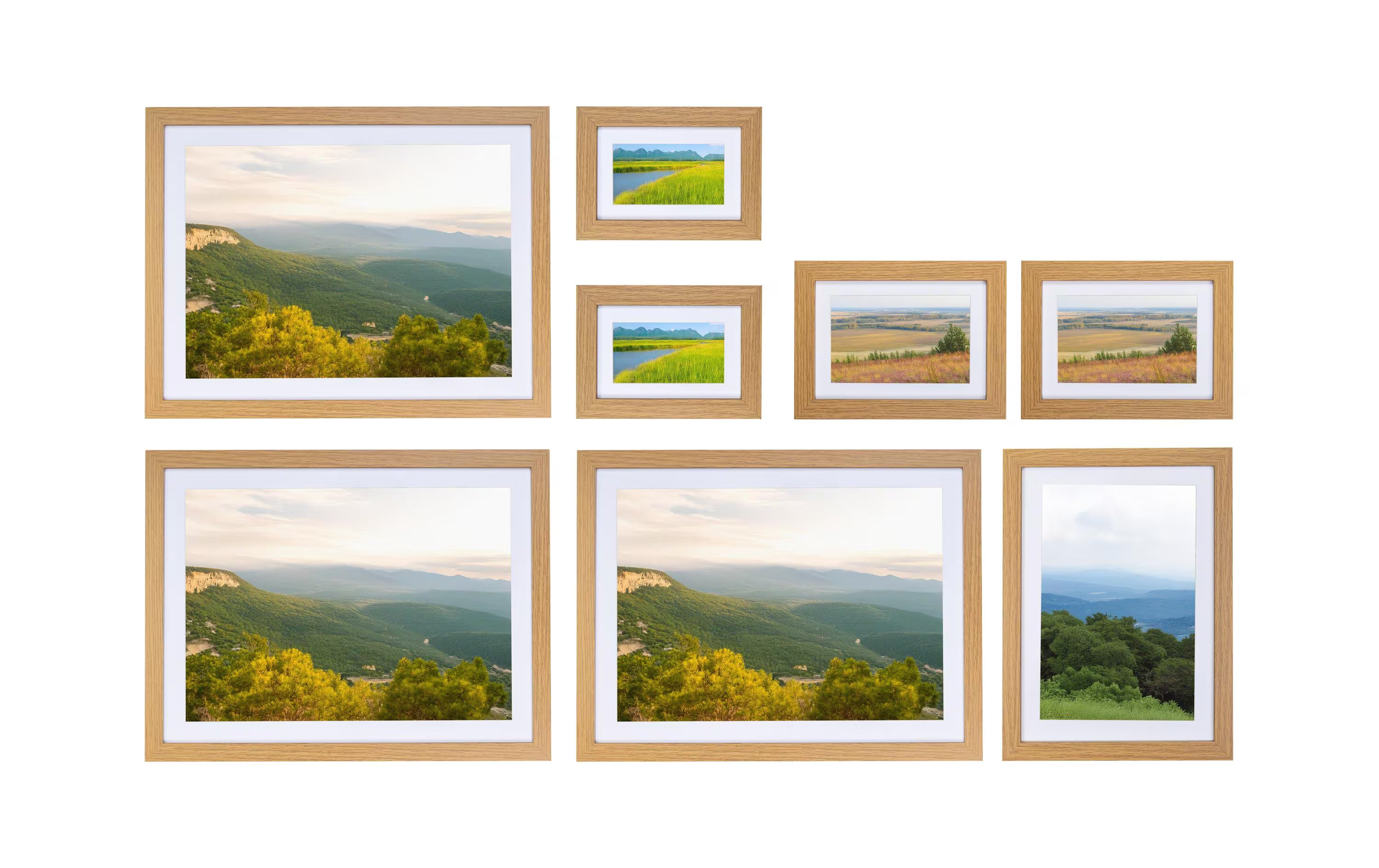 COCON, Bilderrahmen 8er-Set, Nature