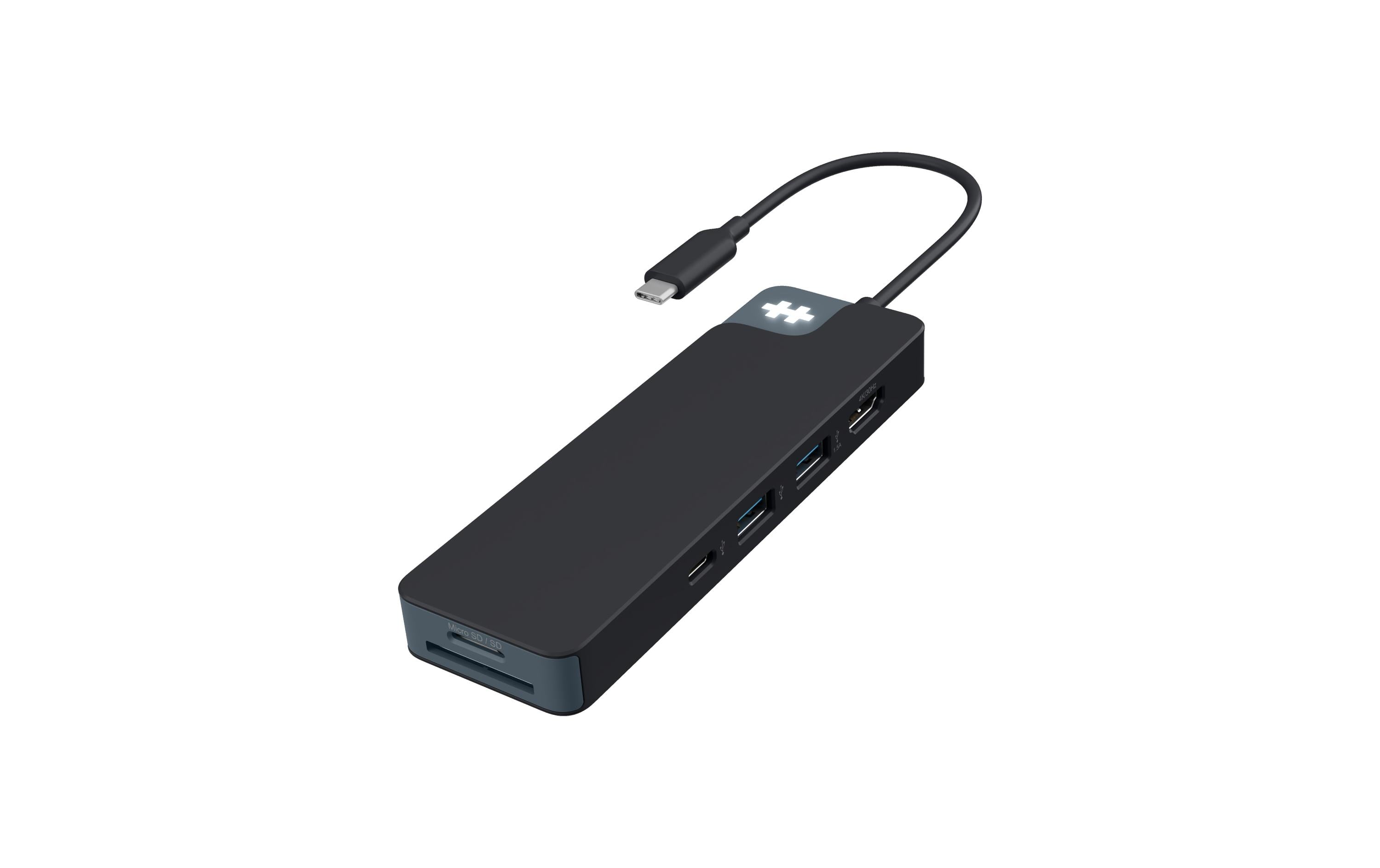 HyperDrive Flex 8 Port USB-C Hub (Black)