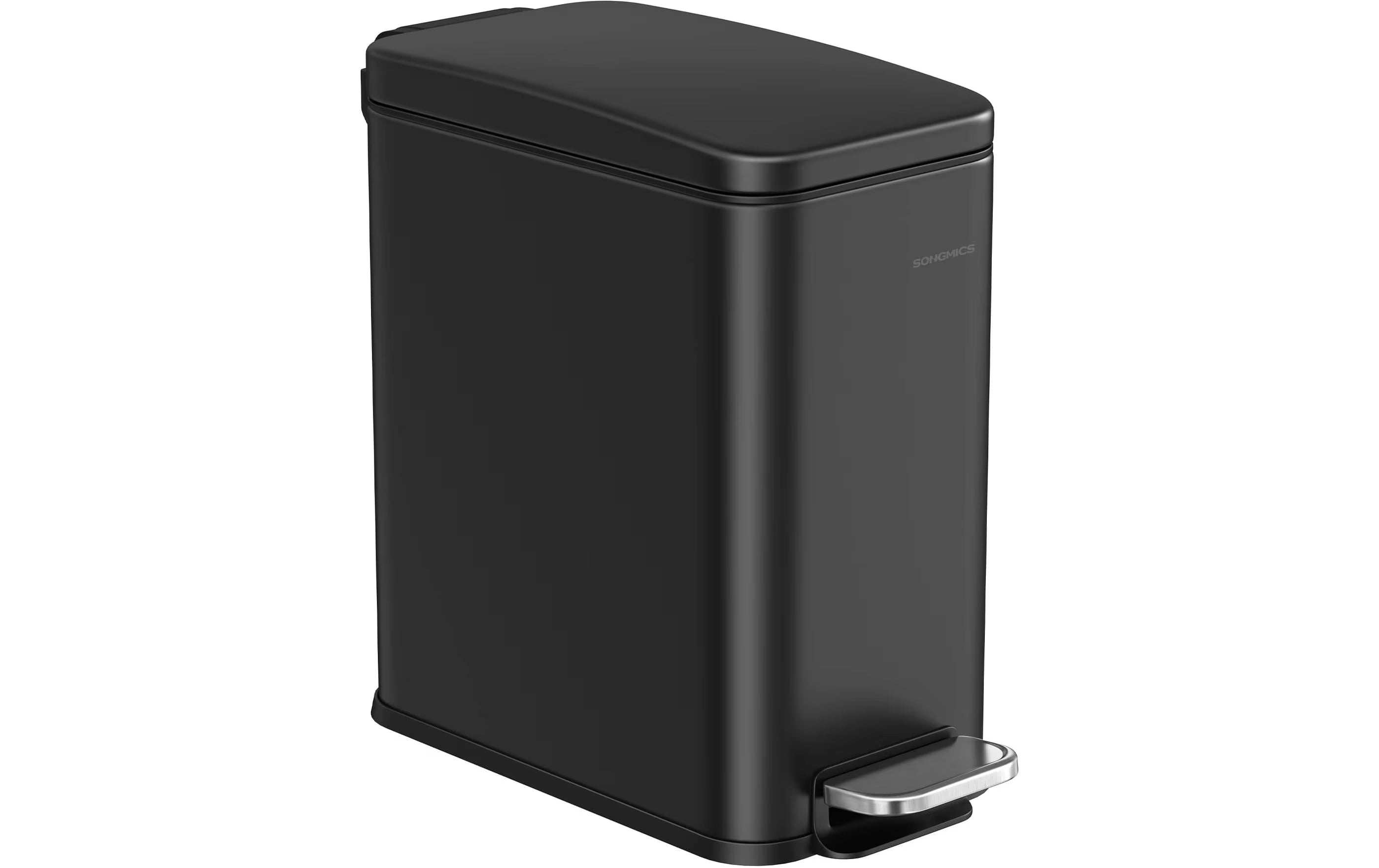 Songmics Treteimer 5 Liter, Schwarz