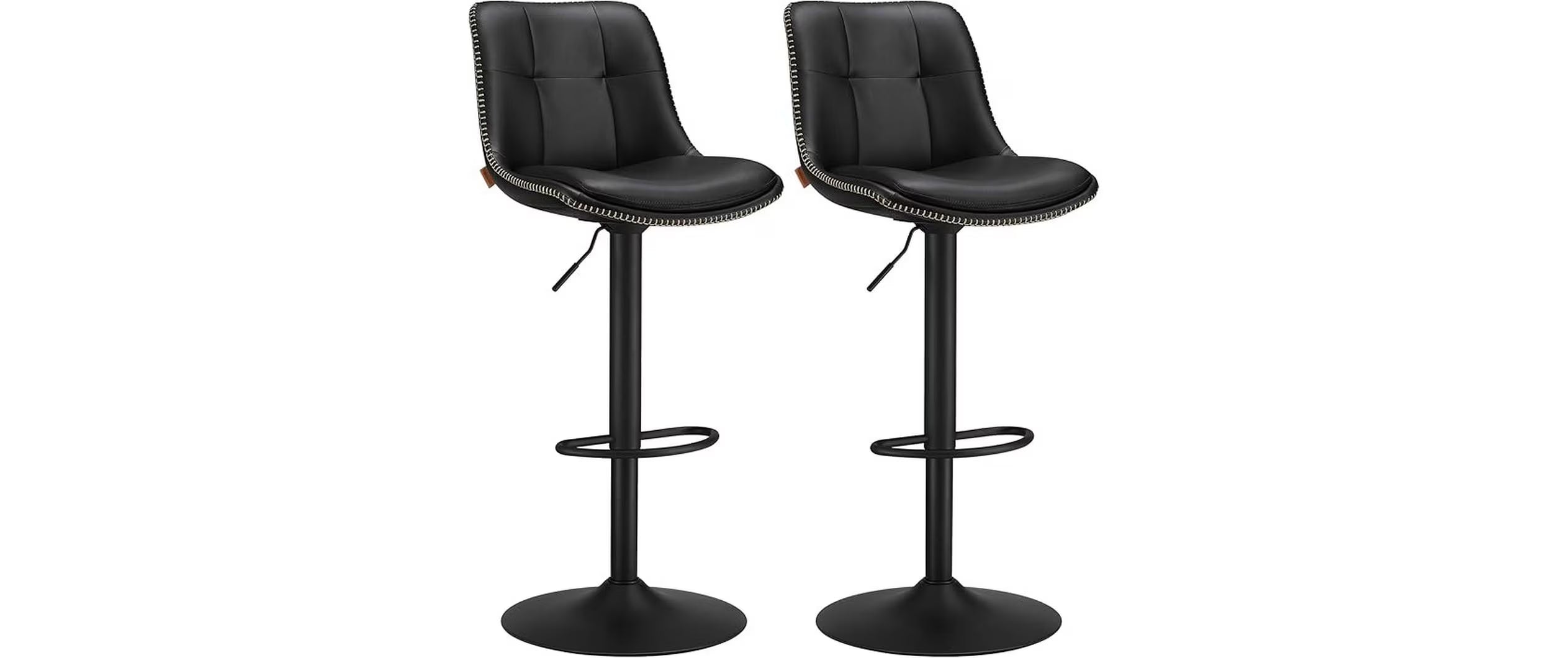 Vasagle Barhocker Schwarz, 2er Set