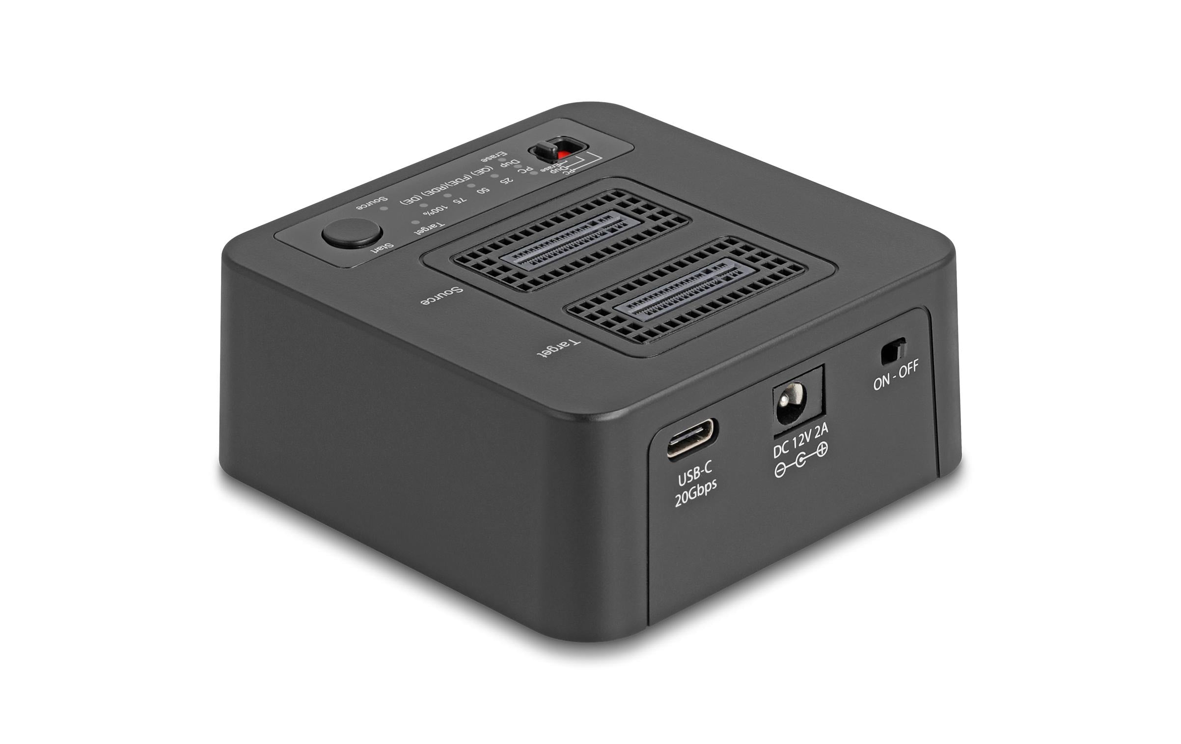 Delock M.2 Dockingstation für 2x M.2 NVMe