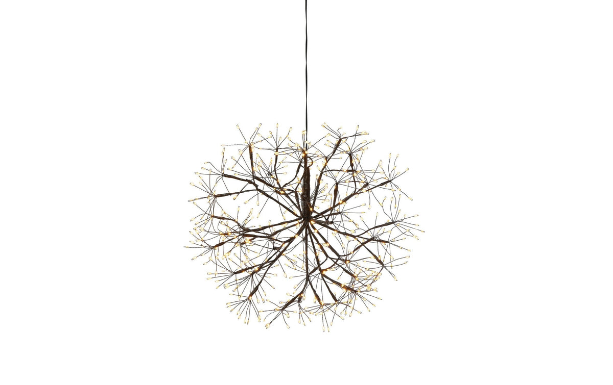 STT LED Flower Starburst 40 schwarz