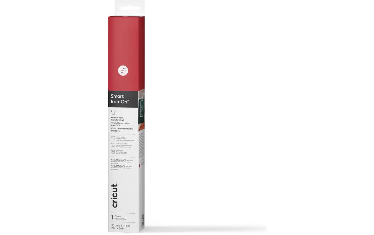 Cricut Aufbügelfolie Smart Rot