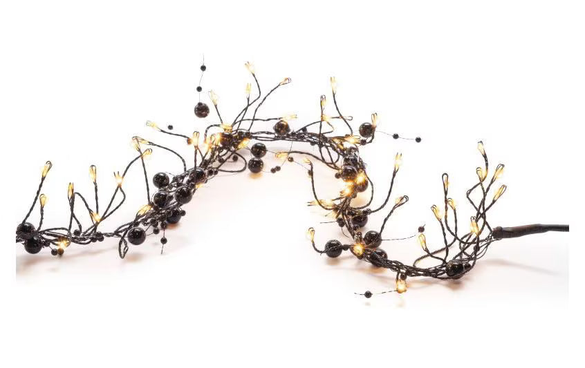 STT LED Lichterkette Angel Cluster schwarz