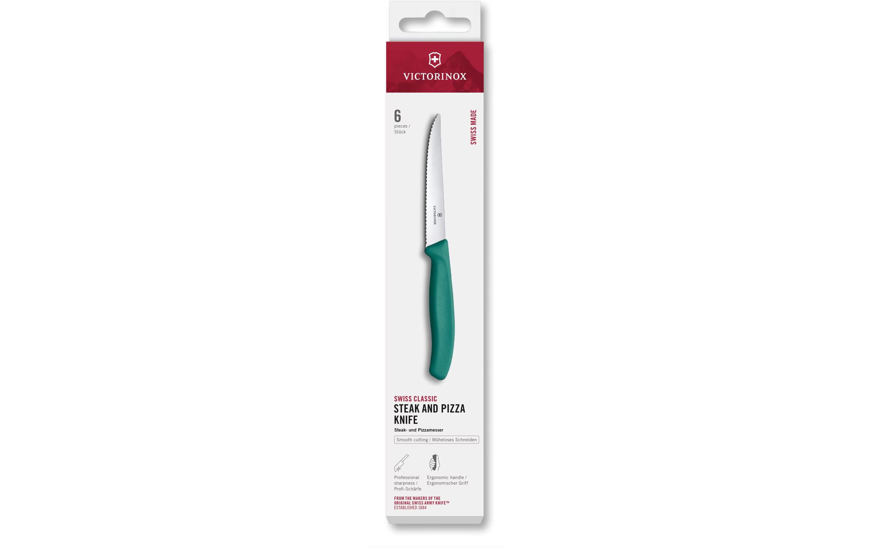 Victorinox Classic Steak/Pizzamesser grün S