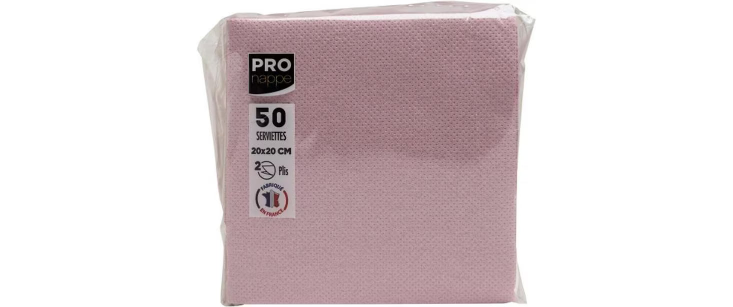 PRO nappe Papierservietten Altrosa