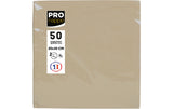 PRO nappe Papierservietten Beige
