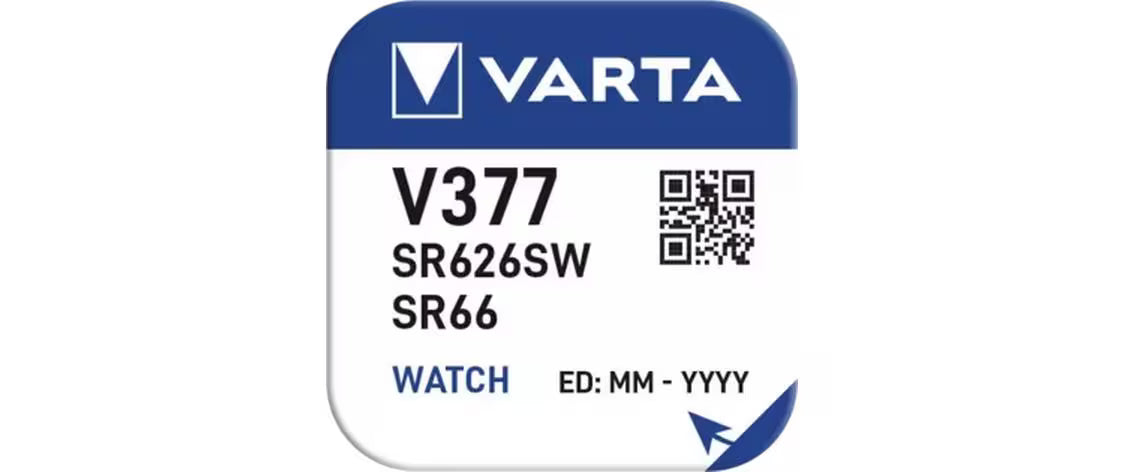 VARTA Knopfzelle Watch V377, 1.55V, 1Stk