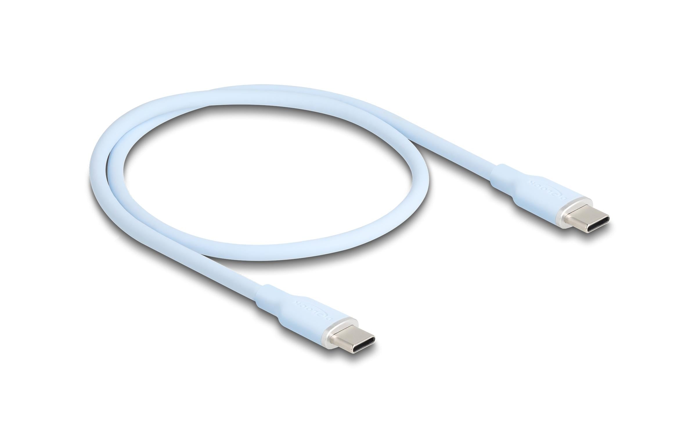 Delock, USB 2.0-Kabel Silikon USB C - USB C