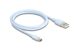 Delock, USB 2.0-Kabel Silikon USB A - USB C