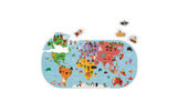 Puzzle Karte für die Badewanne