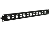 EXSYS EX-49299,19 D-Typ Patchpanel, 12Port