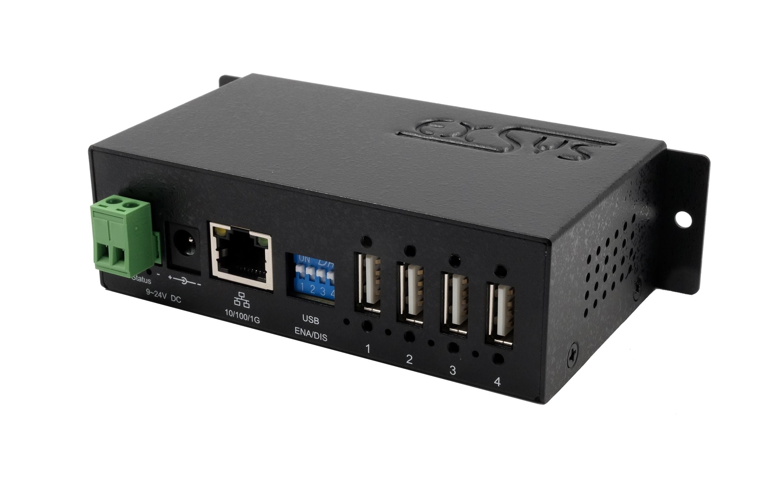 EXSYS EX-6003HMVS-POE-ON, IP USB2.0 Server