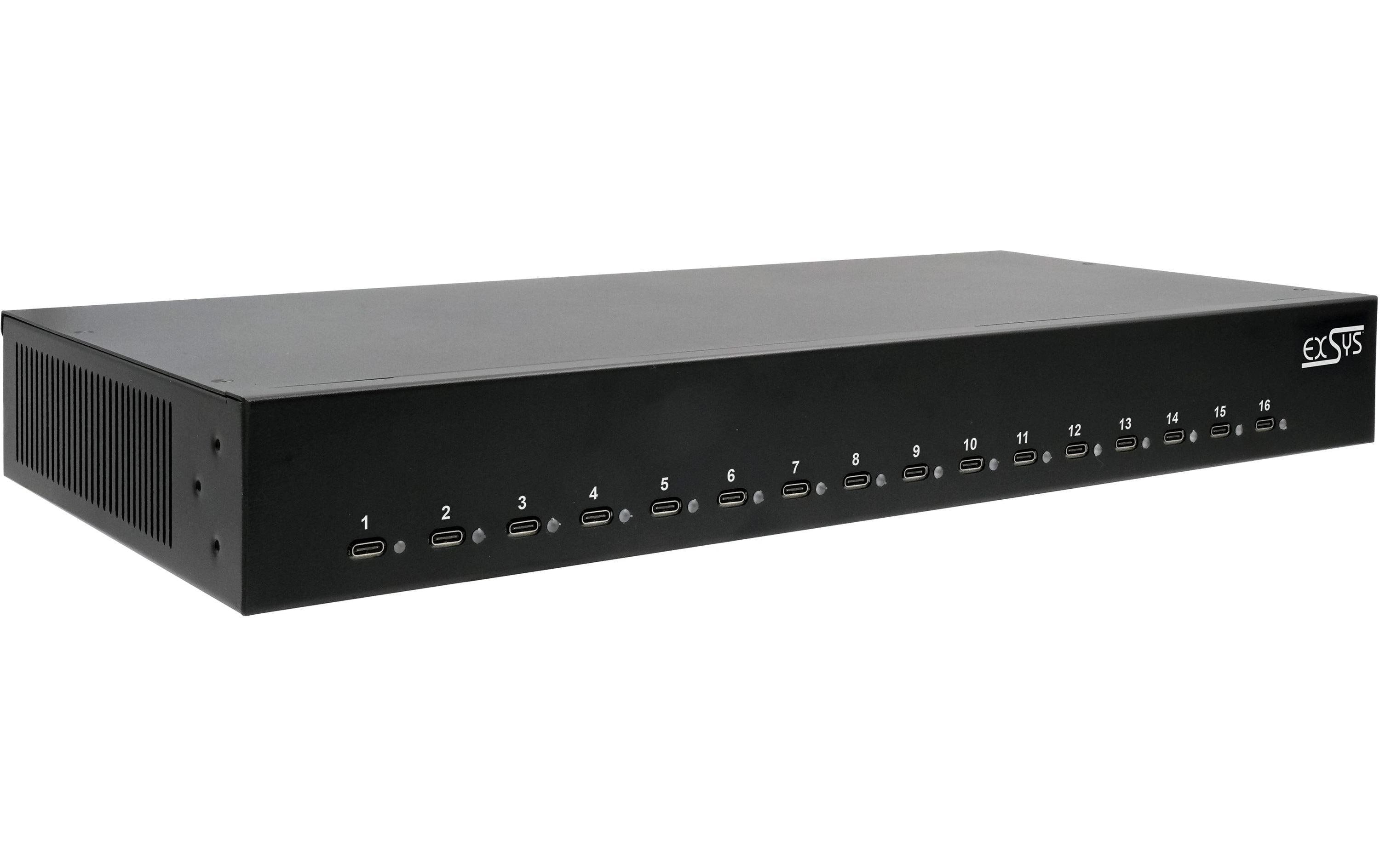EXSYS EX-11017, 16-Port USB-C