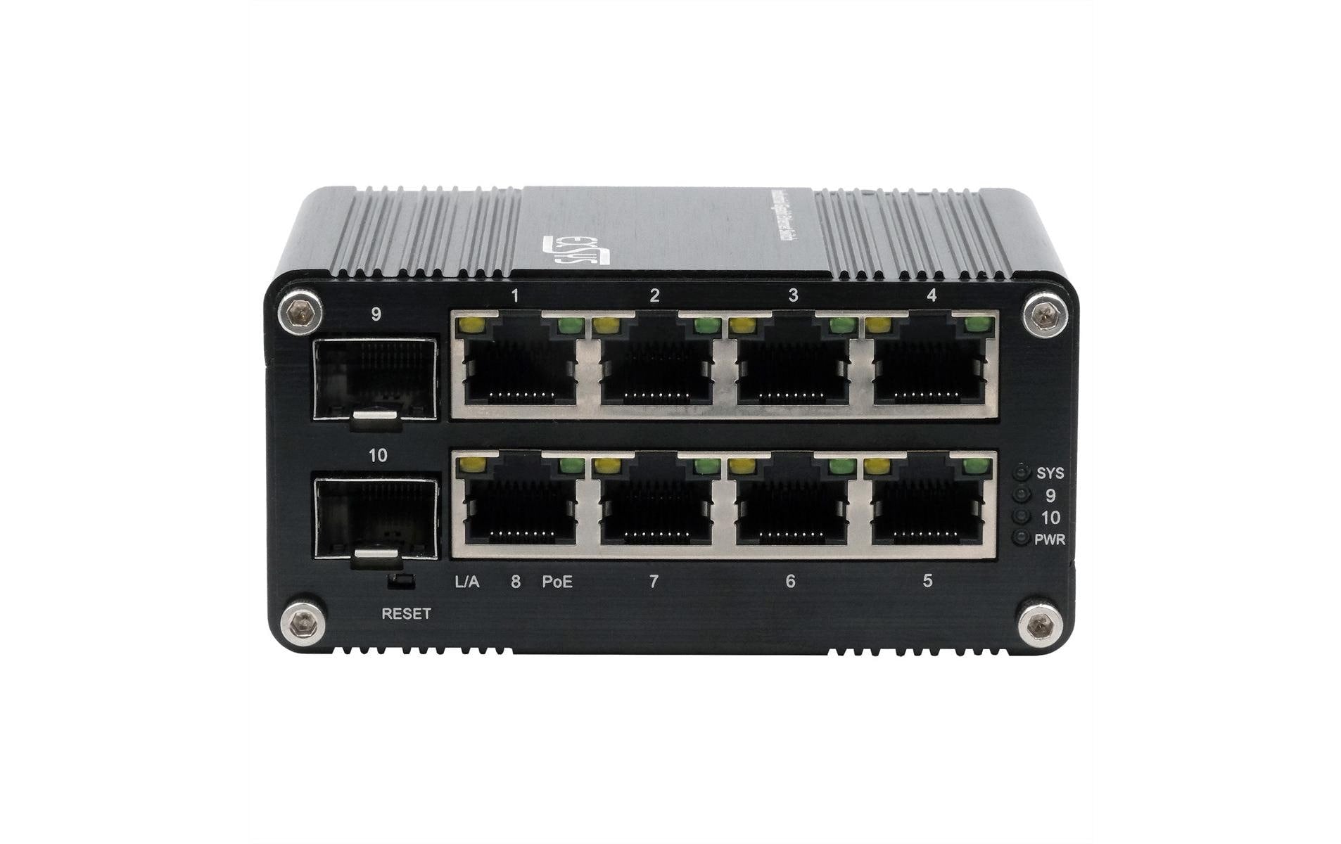 EXSYS EX-62035MPOE-SFP, 8+2-Port Switch
