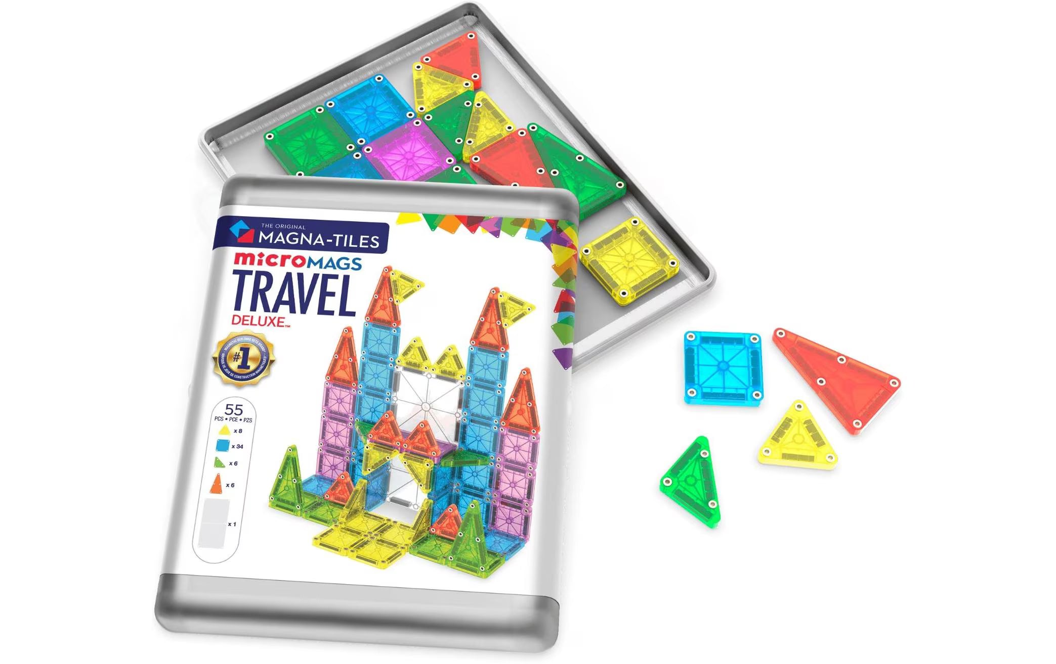 Magna-Tiles MicroMAGS Travel Deluxe