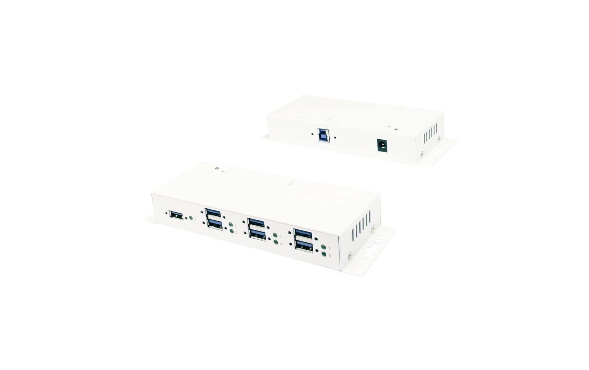 EXSYS EX-1189HMVS-3W, 7x USB3.2, Metall HUB