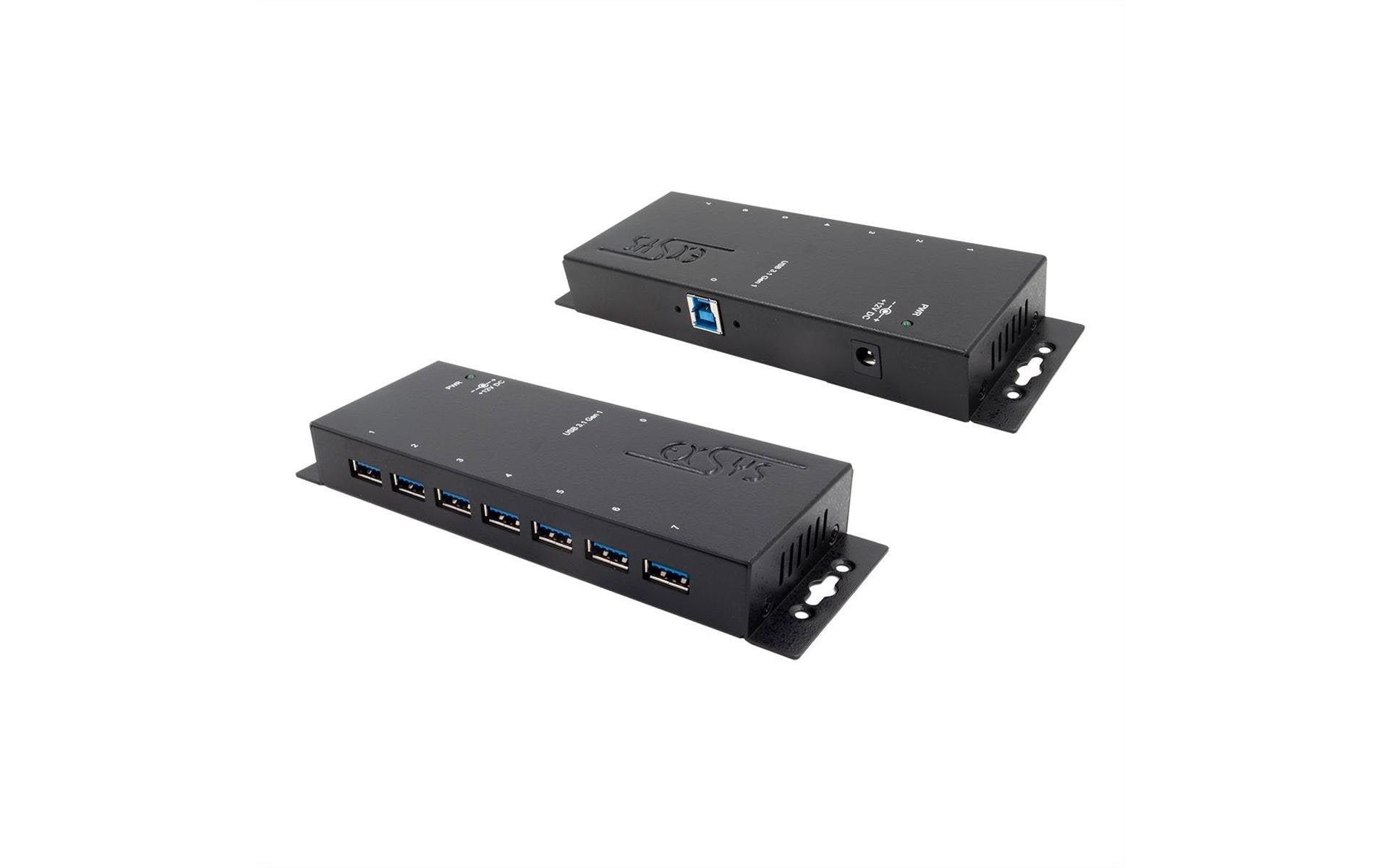 EXSYS EX-1188HMS-3, 7x USB3.2, Metall HUB