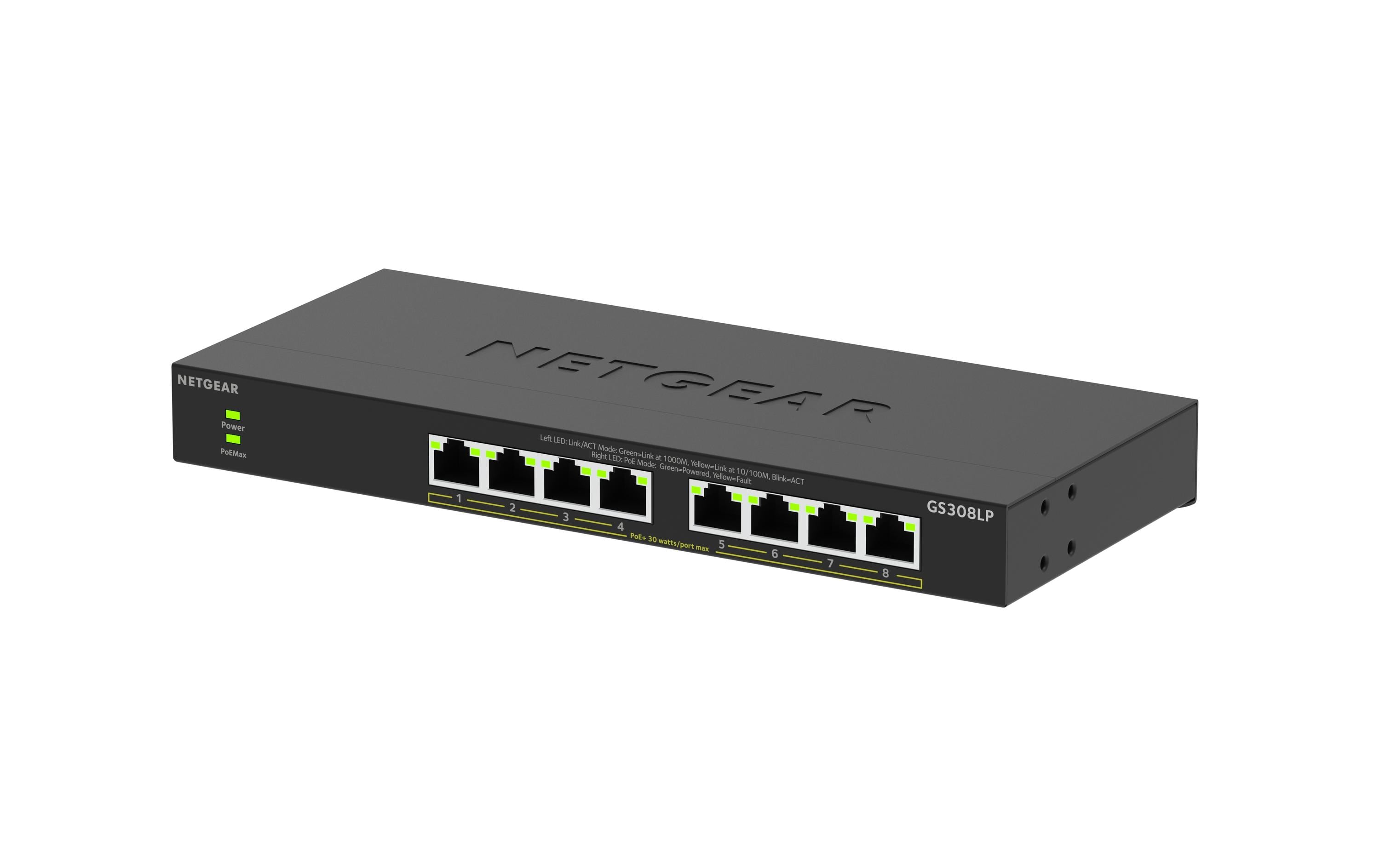 Netgear GS308LP:8 Port Switch
