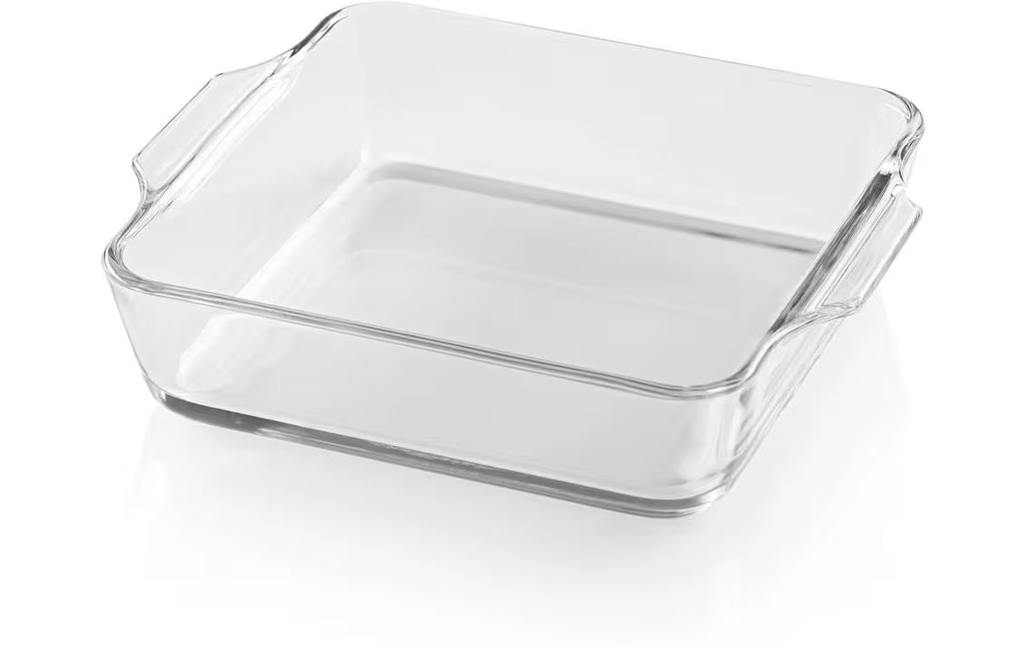 GOURMETmaxx Glas Auflaufform Quadrat 800ml