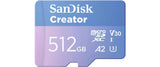 SanDisk Creator microSDXC Card 512GB