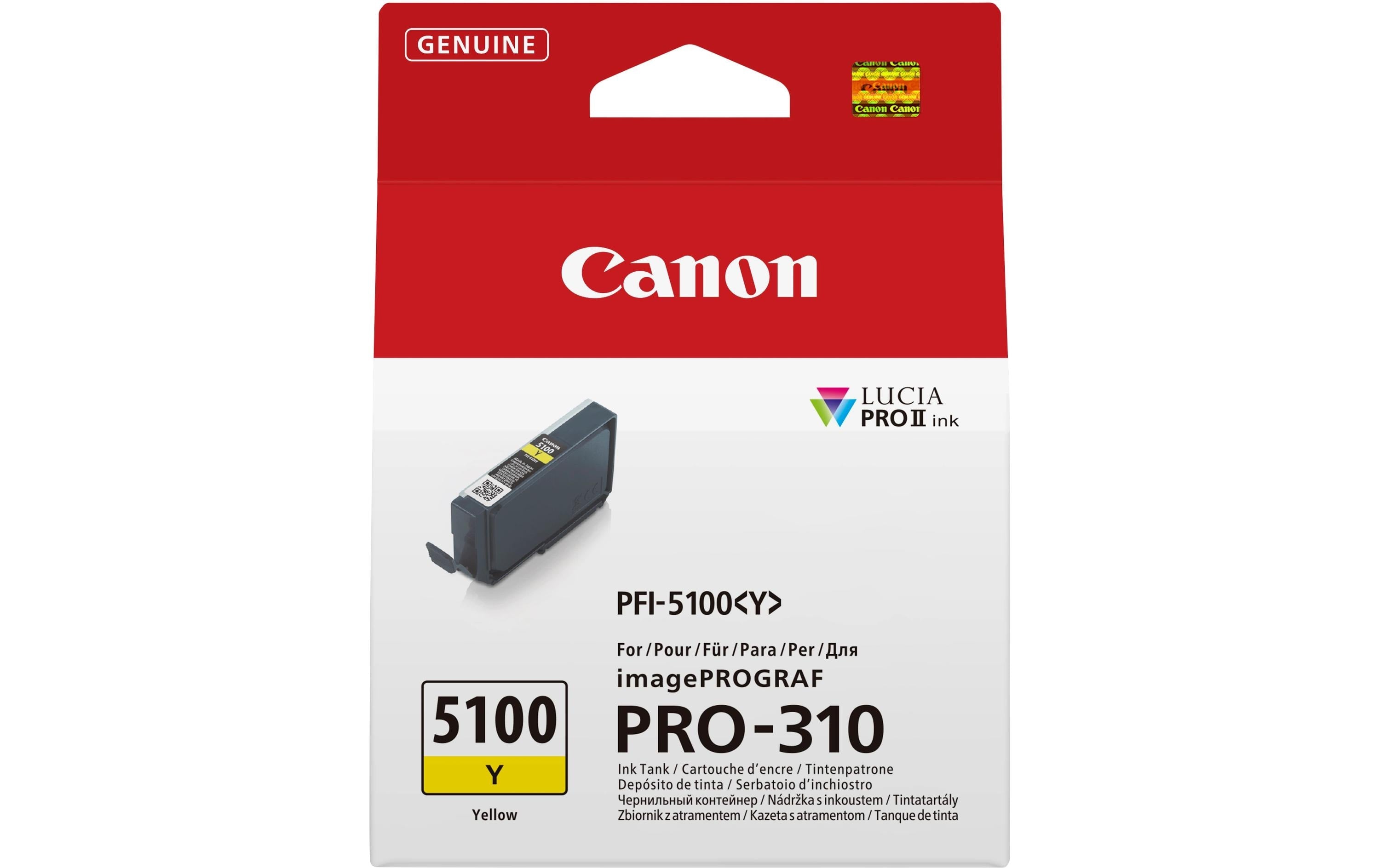 Tinte Canon PFI-5100Y