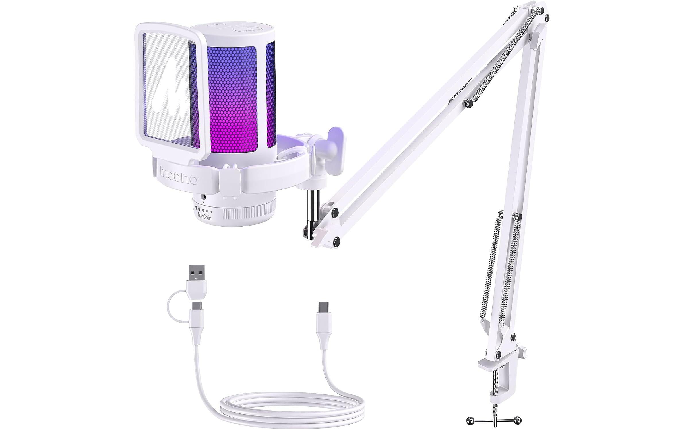 Maono Mikrofon DGM20S Weiss