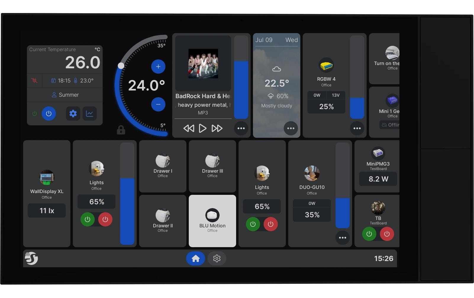 Shelly Android Wall Display XL black