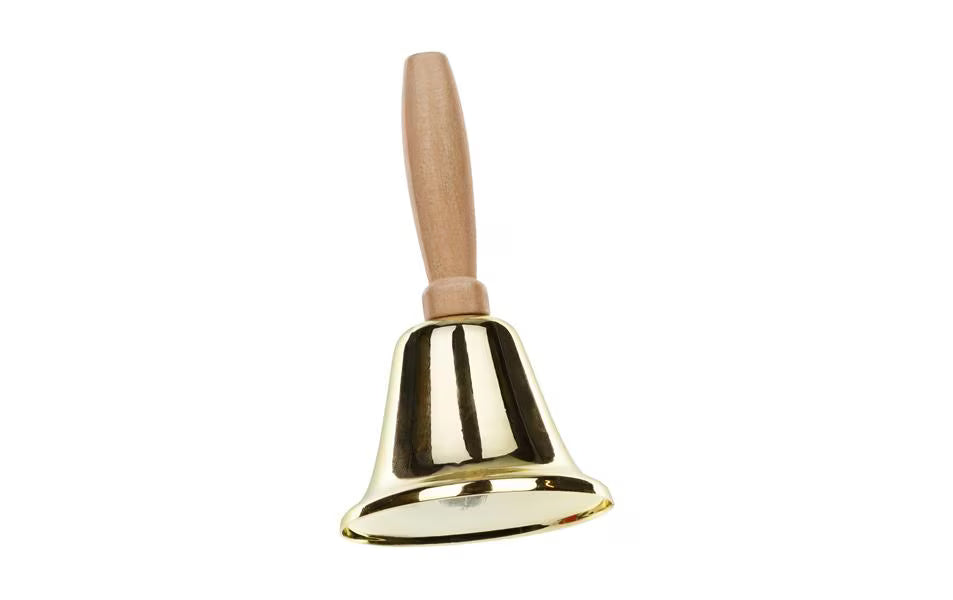 Partydeco Glocke mit Holzgriff