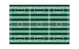 Partydeco Tischdecke Fussballfeld
