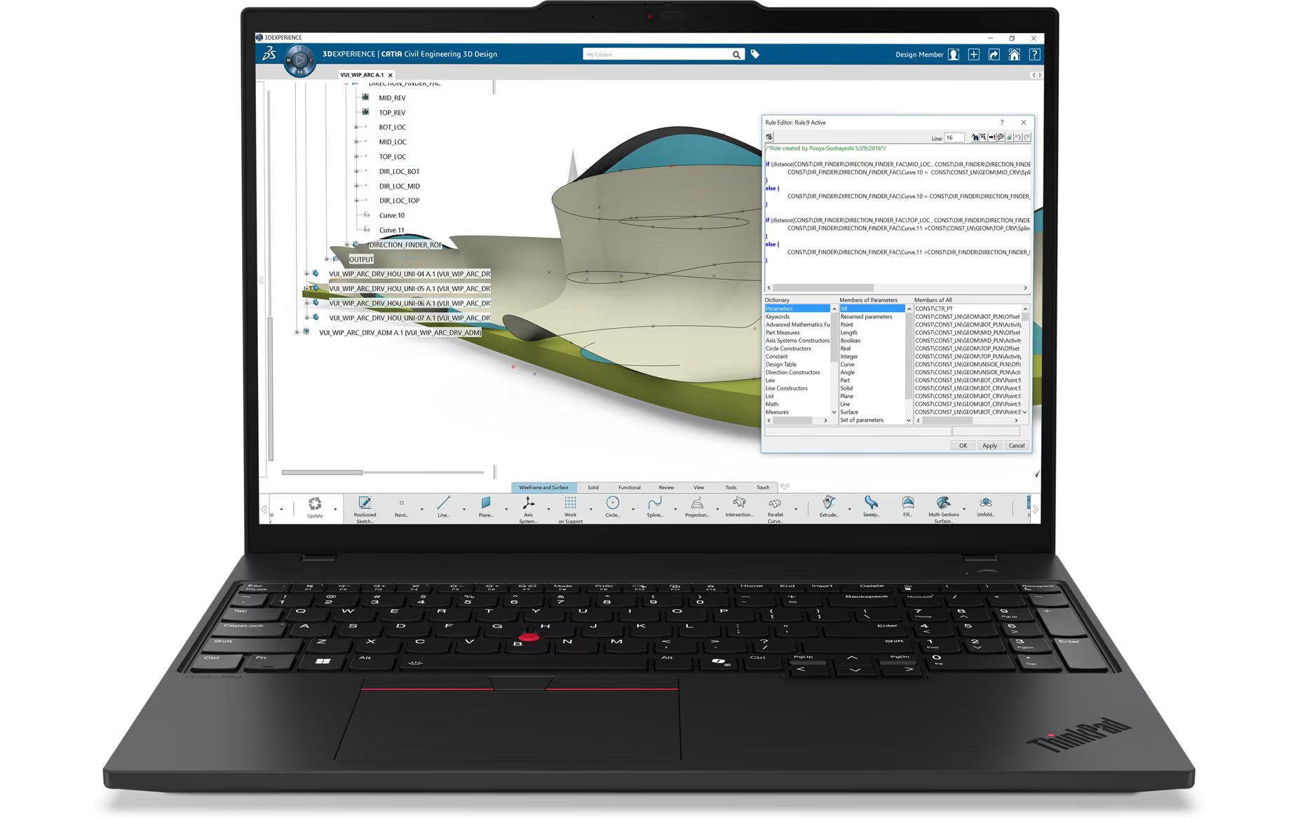 Lenovo ThinkPad P16s G4, AI 7 Pro350, W11-P