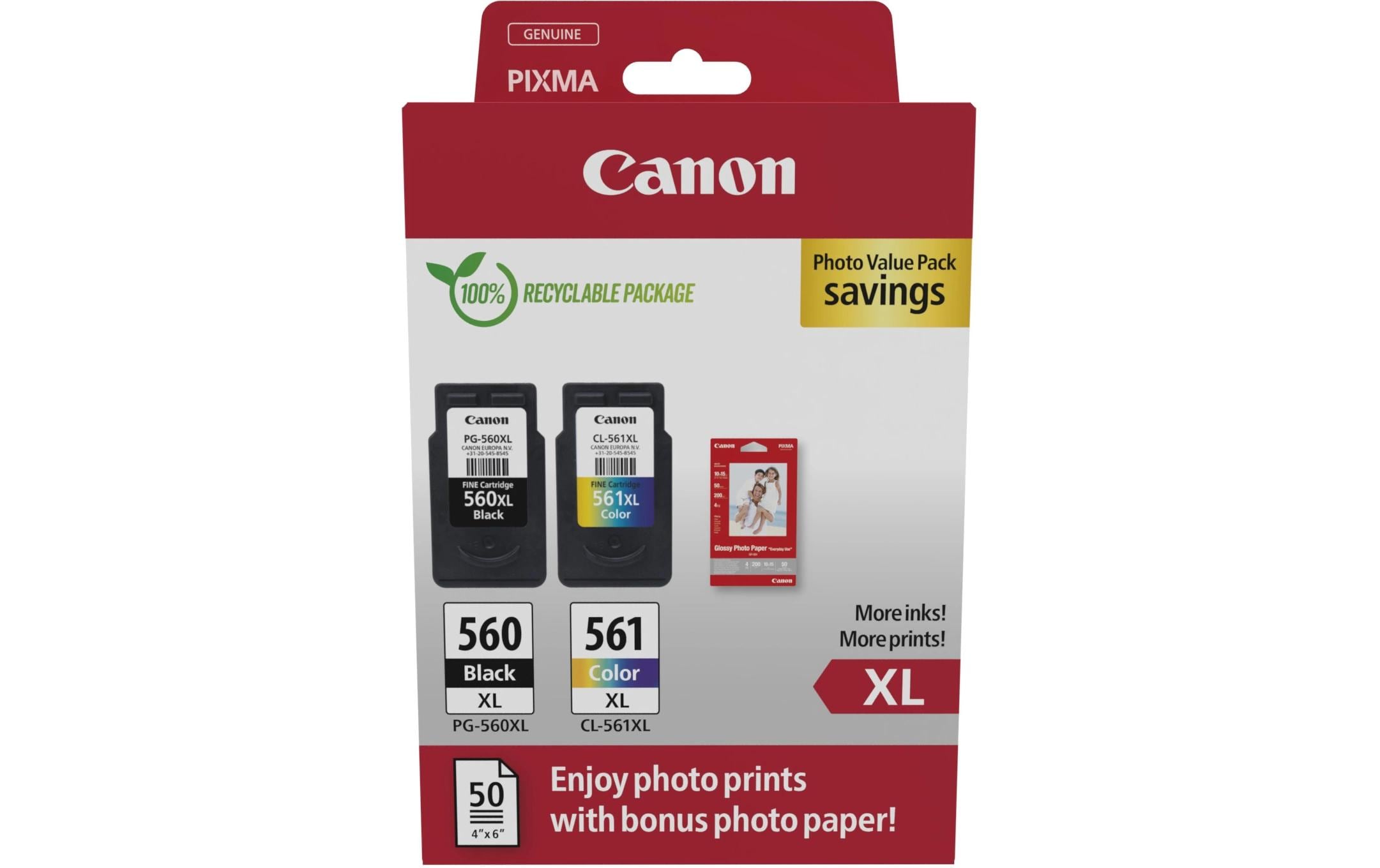 Canon Tinte PG-560XL + CL-561XL / 3712C004