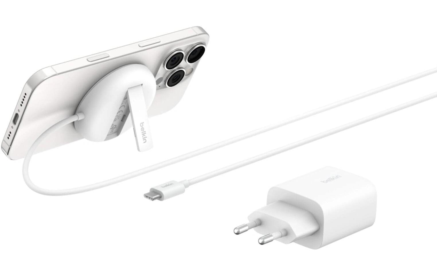 BELKIN qi2 wireless mag ladegerät mit Netzt