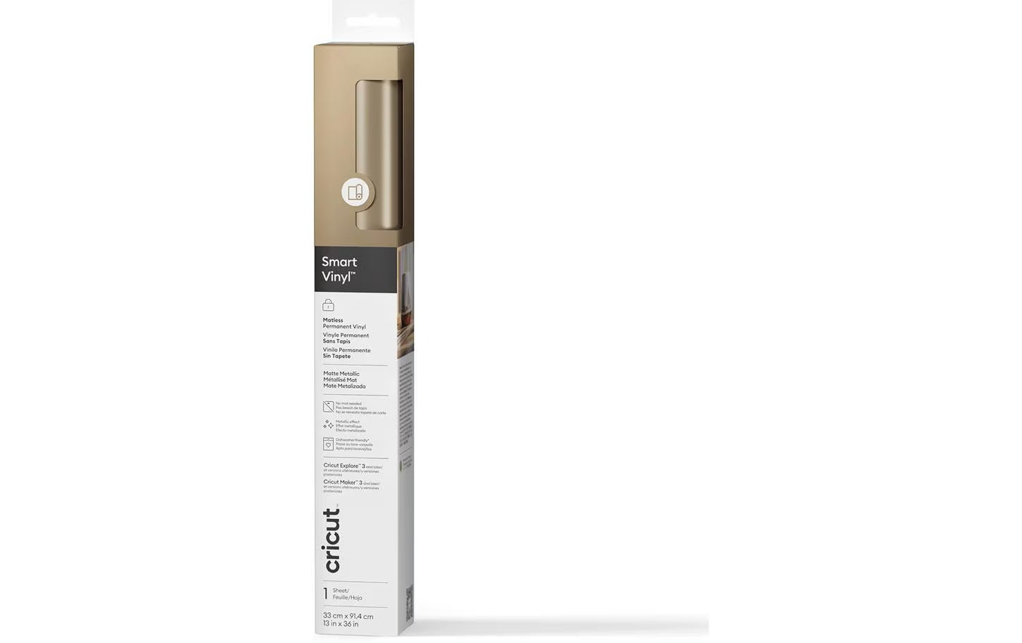 Cricut Vinylfolie Smart Permanent Champagne