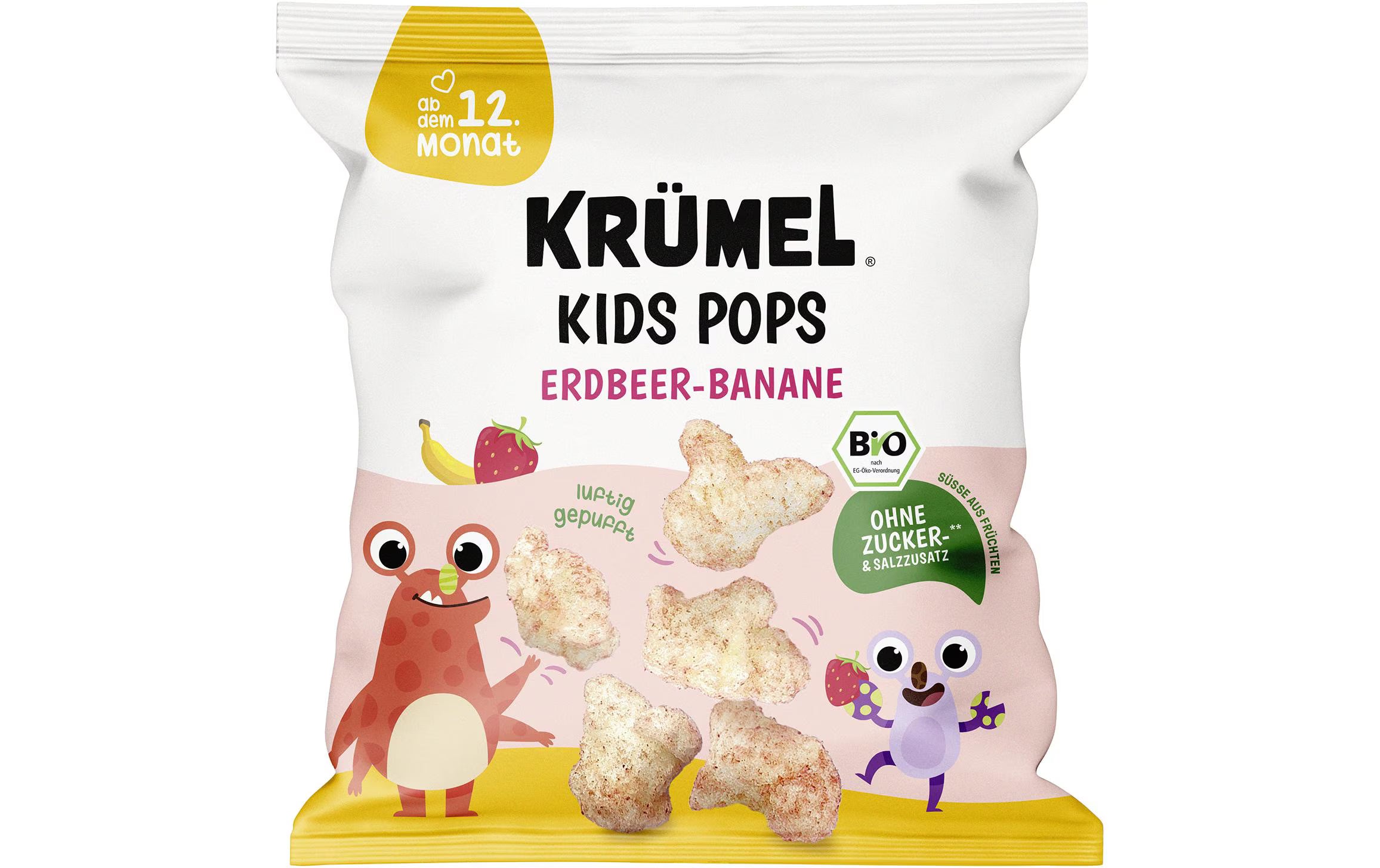 KRÜMEL Kids Pops Erdbeer-Banane