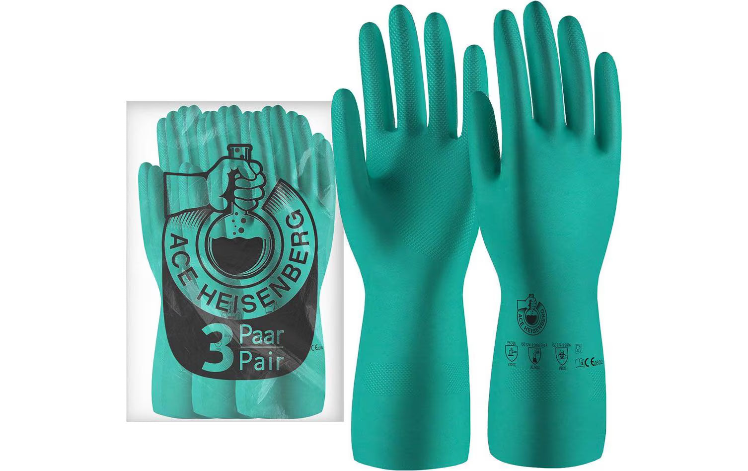 ACE Heisenberg Chemikalienhandschuhe 09/L