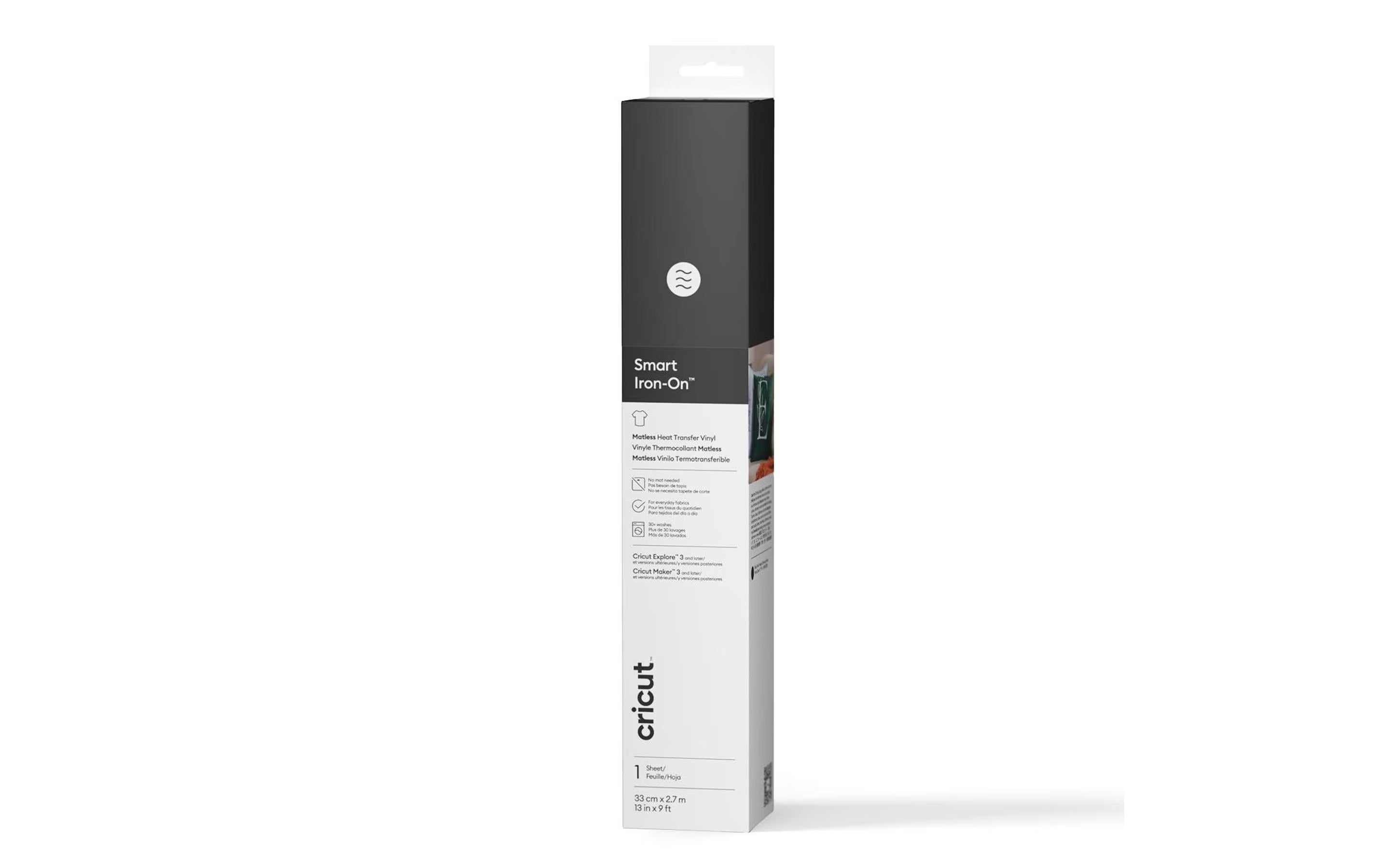 Cricut Aufbügelfolie Smart Schwarz